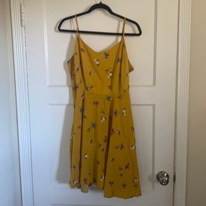 Old Navy Mustard Yellow Cami Dress Size XL